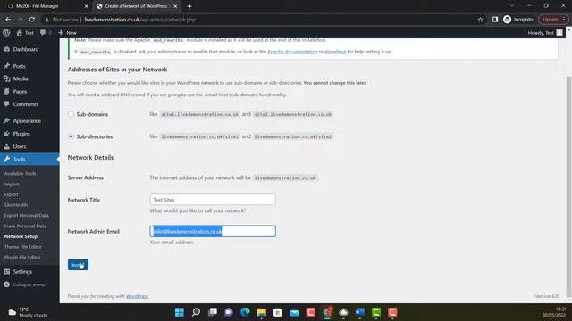 How to create a WordPress multi site network- In Under 2 Minutes смотреть онлайн