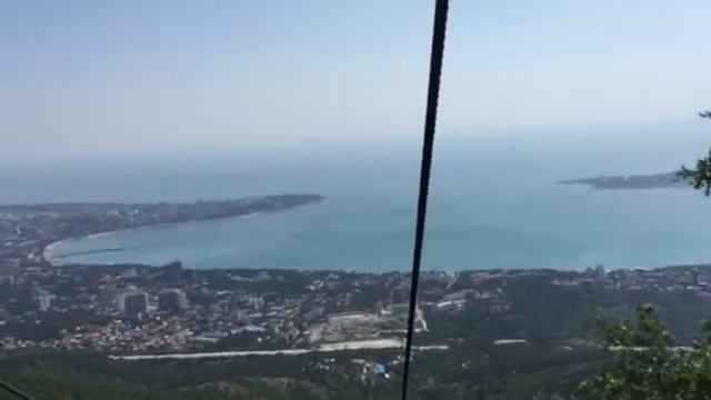 Геленджик. Вид с канатной дороги. смотреть онлайн