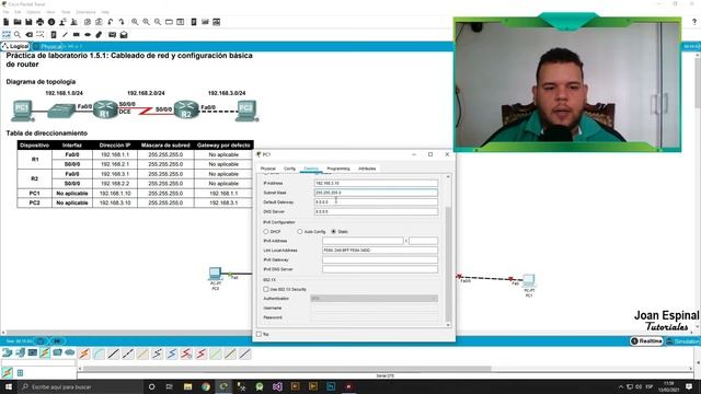 Cableado Y Configuración De Rauter Cisco Packet Tracer Ejercicio 1.5.1 ERouting смотреть онлайн