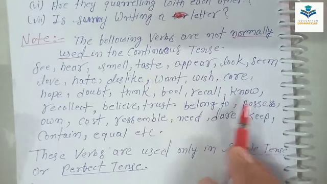TENSE | Present continuous tense| ( Structure ) | Part 2 | Day 6 | Grammar | Spoken English | смотреть онлайн