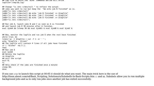 Simple Linux-based task scheduler with job dependencies? (3 Solutions!!) смотреть онлайн