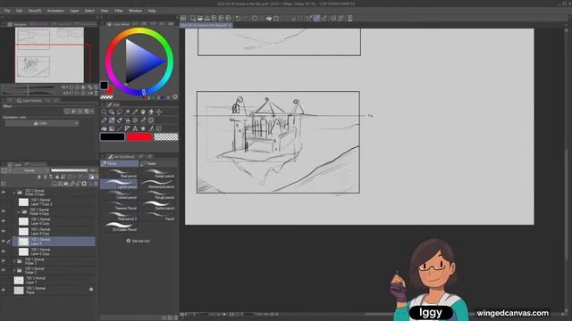 ? Drawing a Scene in the Sky смотреть онлайн