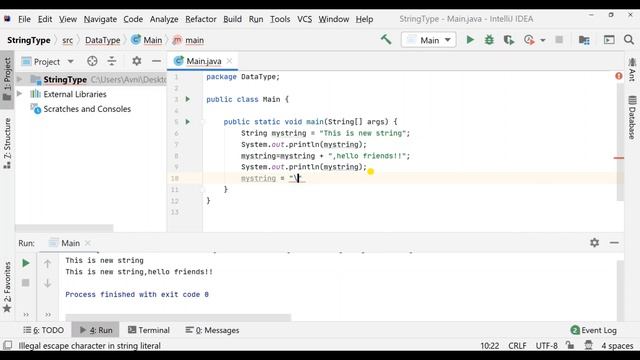 Tutorial 14 - String Data Type смотреть онлайн