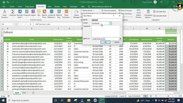 How to create and use Excel Named Ranges | Excel Tips & Tricks смотреть онлайн