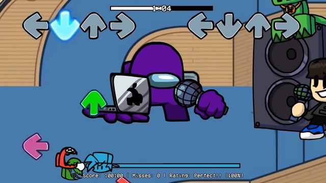 FnF - Double Trouble but everytime Red & Green Imposter turn a Different Skin Mod is used смотреть онлайн