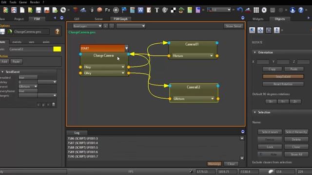 Change Camera-Game Machine Visual Scripting Language-S2Engine HD смотреть онлайн