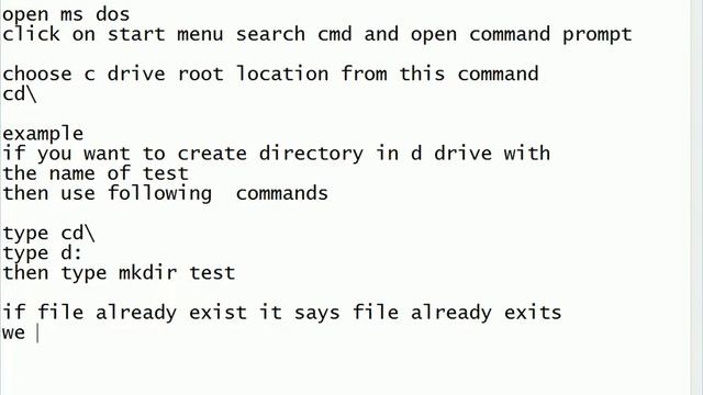 how to create folder or directory with the help of command prompt cmd смотреть онлайн