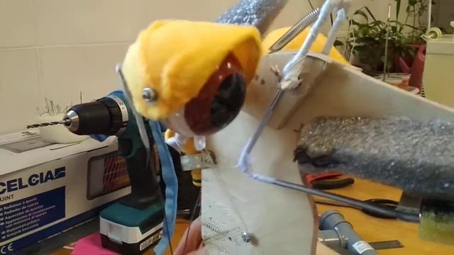 Марионетка своими руками, ростовая кукла Страус смотреть онлайн