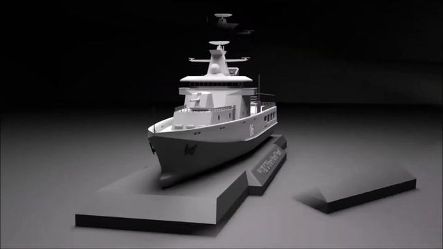 PV-80 Offshore Patrol Vessel - 3D Model Overview смотреть онлайн