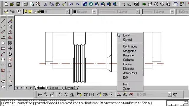 71 AutoCad 2002 Quick Dimension смотреть онлайн