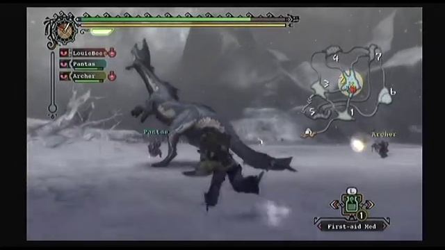Monster Hunter Tri (Wii) - Capture a Great Baggi смотреть онлайн
