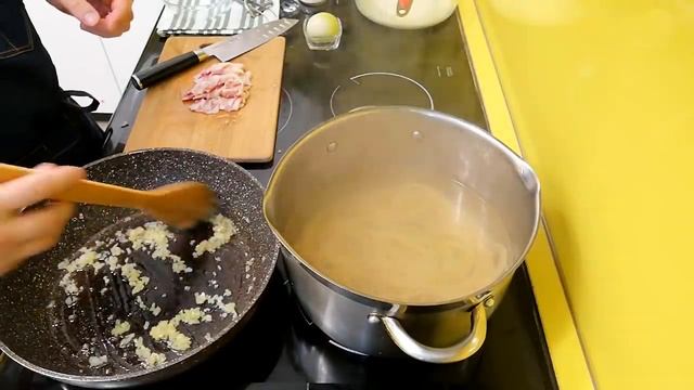 Вкусная паста Карбонара со сливками /Готовим дома смотреть онлайн