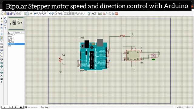 How to Use Stepper Motor with Arduino in Proteus - Bipolar Stepper Motor Control With Direction Cod смотреть онлайн