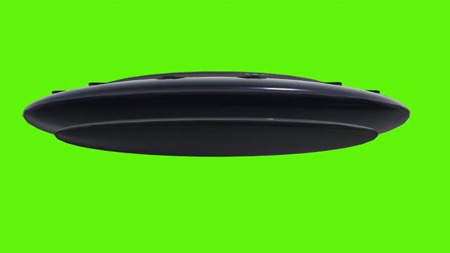 Flying saucer, UFO, chroma key. Летающая Тарелка, НЛО, Футаж на зеленом фоне. смотреть онлайн