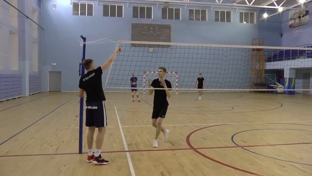 Волейбол. Нападающий удар. Тренировка ВК "Текстильщик" Иваново #8 смотреть онлайн