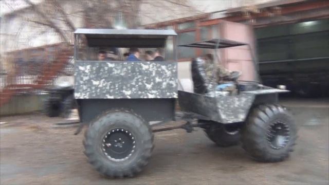 Тест на перевозку пассажиров, +6 человек и водитель!Вездеход РВЗ. смотреть онлайн