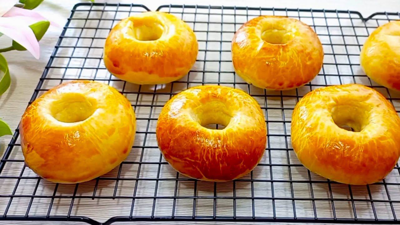 Воздушные Пончики! В духовке! Без фритюра! Донатсы - Легкий рецепт! смотреть онлайн