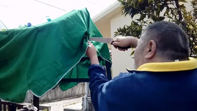 Переделка. Навес над грилем из старых качелей смотреть онлайн
