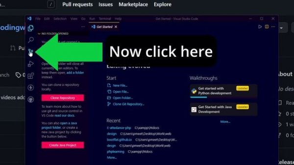 How to clone a repository from GitHub to Visual Studio Code