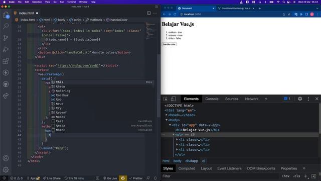 Vue.js v.3 - 07 - Class & Styling (Bahasa Indonesia) смотреть онлайн