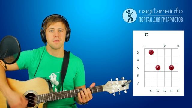 11 вариантов постановки АККОРДА C (ДО МАЖОР) на грифе гитары [nagitare.info] смотреть онлайн