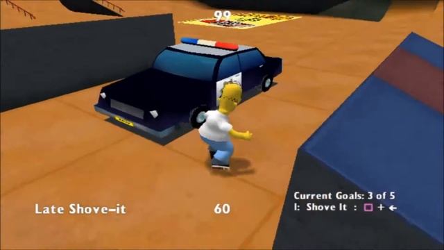 Let's Play: The Simpsons Skateboarding for the PS2: Part 1: Gameplay and Commentary смотреть онлайн