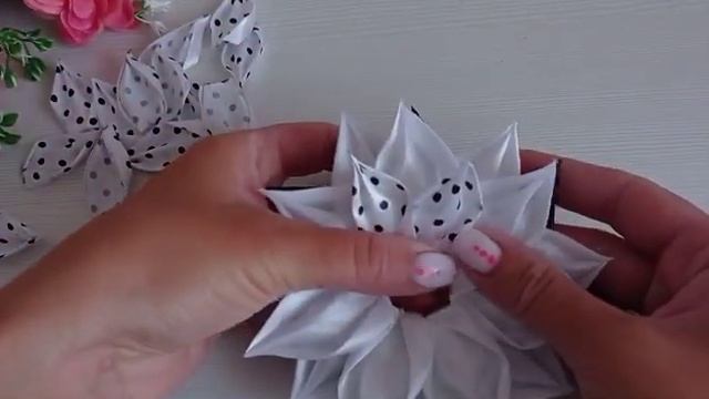 DIY/ Делаем банты из атласной ленты ? своими руками смотреть онлайн