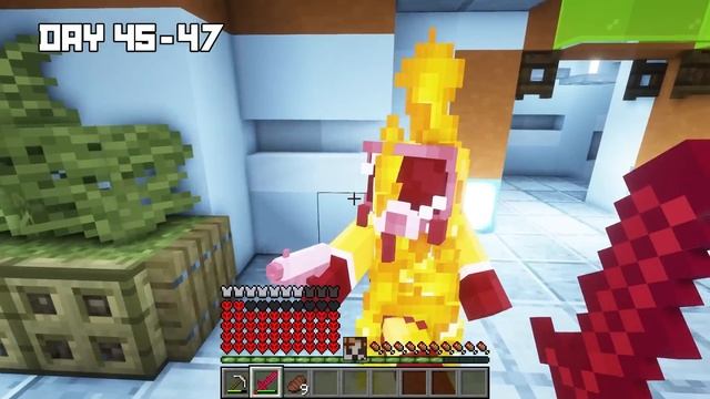 I Survived 100 DAYS as GIANT ALEX in HARDCORE Minecraft! смотреть онлайн