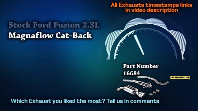 Ford Fusion Exhaust Sound 2.3L ? Straight Pipe,Turbo,Upgrade,Magnaflow,Mods,Review,System,Stock+ смотреть онлайн