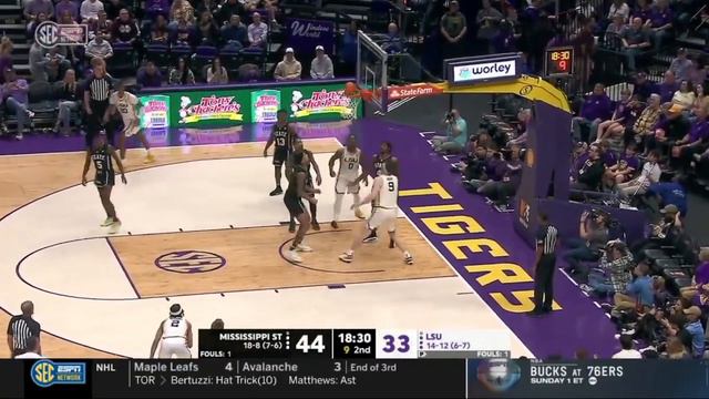 Mississippi State vs LSU Highlights | NCAA Men's Basketball | 2024 College Basketball смотреть онлайн
