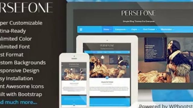 Download Free Persefone - Responsive WordPress Blog Theme смотреть онлайн