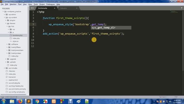 How To Include css And js File Wordpress Theme | Wordpress Theme Tutorial | Part 5 смотреть онлайн