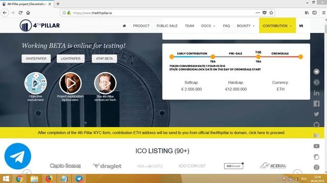 Обзор ICO проекта - the4thpillar.io смотреть онлайн