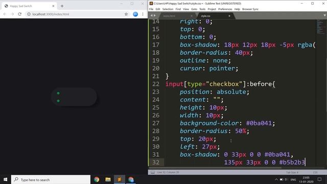 Happy Sad Switch | Custom Checkbox CSS смотреть онлайн