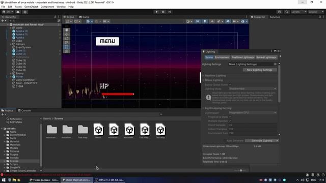 исправление бага со светом при переходе на другую сцену в unity смотреть онлайн