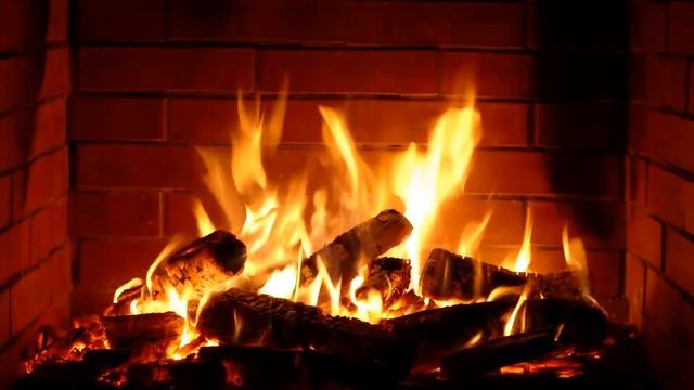 Камин. Живой ОГОНЬ | Fireplace | Звуки огня | Звуки для сна | Снятие стресса | Релаксация | Заставк смотреть онлайн