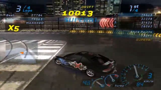 Need For Speed: Underground - Race #18 - A Glowing Reception (Drift) смотреть онлайн