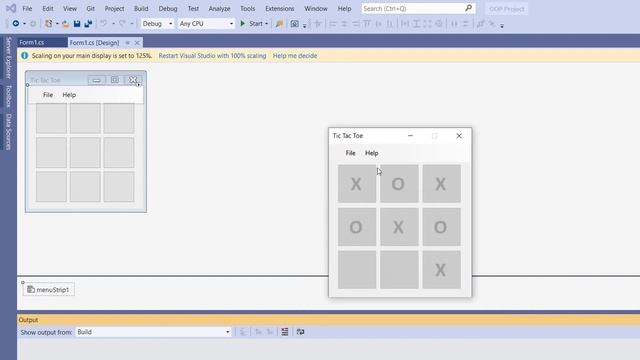 OOP Project (X-O) Game смотреть онлайн