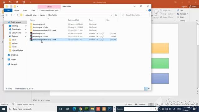 #006 كورس برمجة وتصميم موقع ألكتروني احترافي ||تحميل download bootstrap , jquery ,font awesome смотреть онлайн
