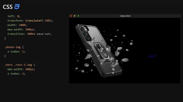 Parallax Hover Effect Hero Section | HTML, CSS, JavaScript смотреть онлайн