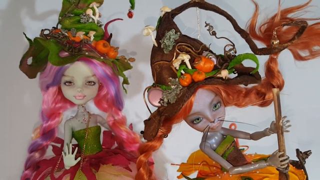 ооак монстер хай Иванка ведьмочки Хеллоуин ooak monster high dolls repaint doll custom Ivanka смотреть онлайн