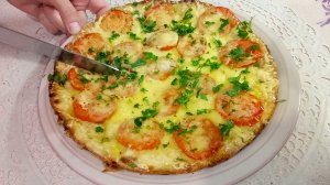 Идеальный завтрак: Лаваш с яйцами и фаршем на сковороде