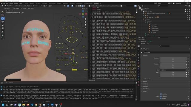 Metahuman for Blender with functional face control rig & downloadable sample смотреть онлайн