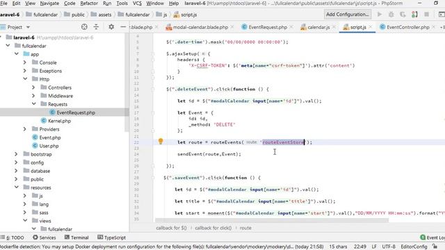 FullCalendar/Laravel-6 excluindo eventos do calendário смотреть онлайн