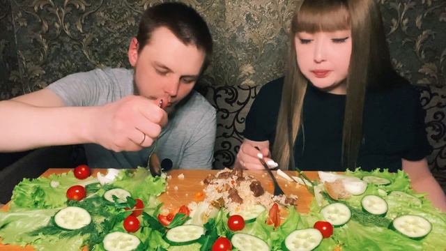 МУКБАНГ ПЛОВ | MUKBANG PILAF