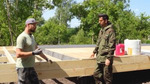 Пирог каркасного пола. Строим А фрейм дом по каркасной технологии