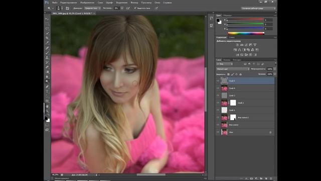 Художественная обработка фотографии в Photoshop. Техника Dodge and Burn. Видеоурок. смотреть онлайн