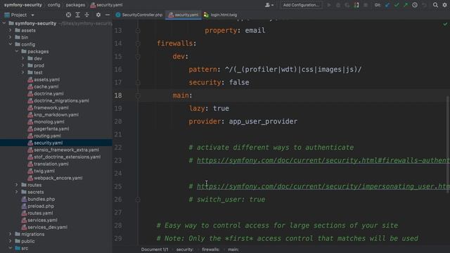 Firewalls & Authentication - Symfony 5 Security- Authentication - SymfonyCasts смотреть онлайн