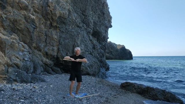 Тренировка на свежем воздухе 2. #утренняягимнастика #координация #движения #гимнастика_виток #зож смотреть онлайн