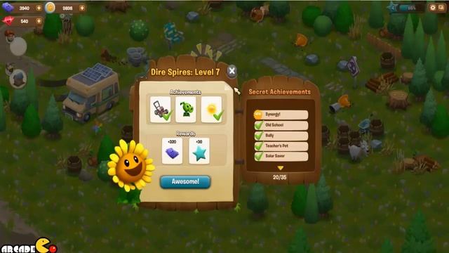 Plants vs Zombies Adventure - Unlocked Power Flower (NEW LAND) PVZ on Facebook Walkthrough Part 6 смотреть онлайн